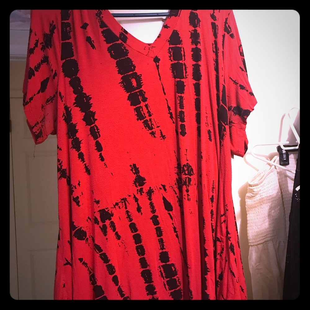 Red High Low Shirt